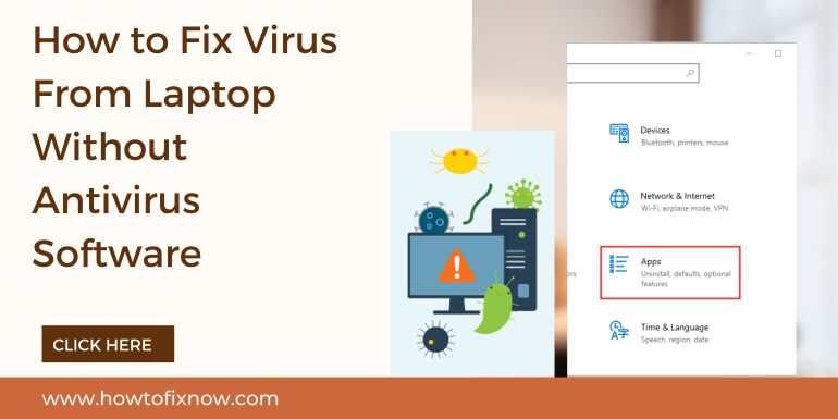Fix Virus From Laptop