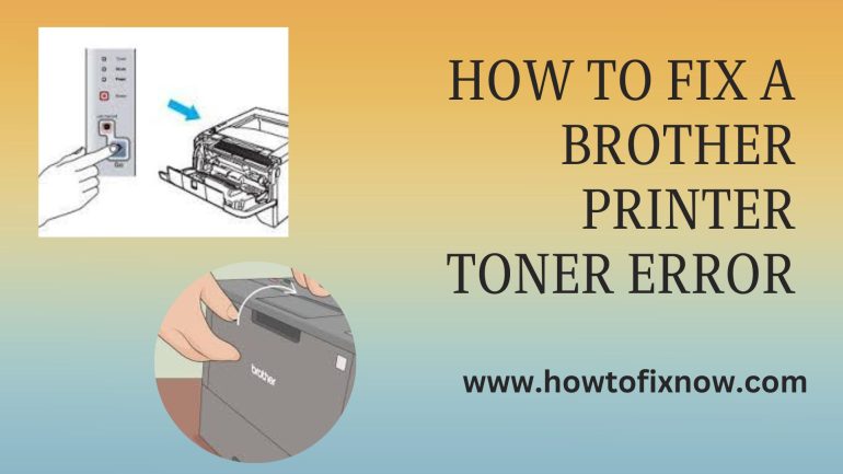 Brother Printer Toner Error